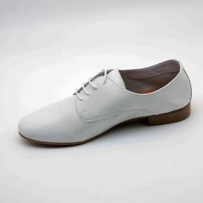 CYCLISTE ROSE CUIR BLANC