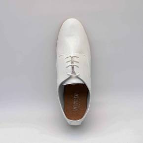 CYCLISTE ROSE CUIR BLANC