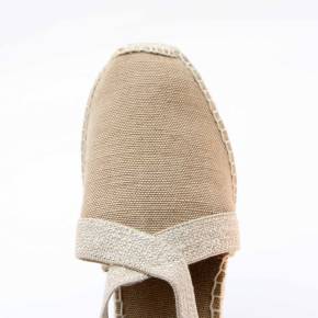 SANDALE ESPADRILLE TERRA-V TOILE BEIGE