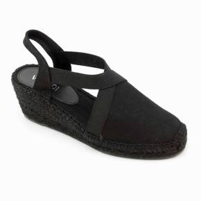 SANDALE ESPADRILLE FABI TOILE NOIR