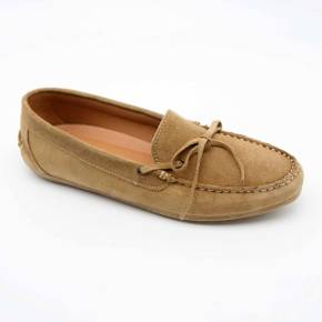 MOCASSINS 08406 CUIR-VELOURS CAMEL