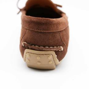 MOCASSINS 08406 CUIR-VELOURS MARRON