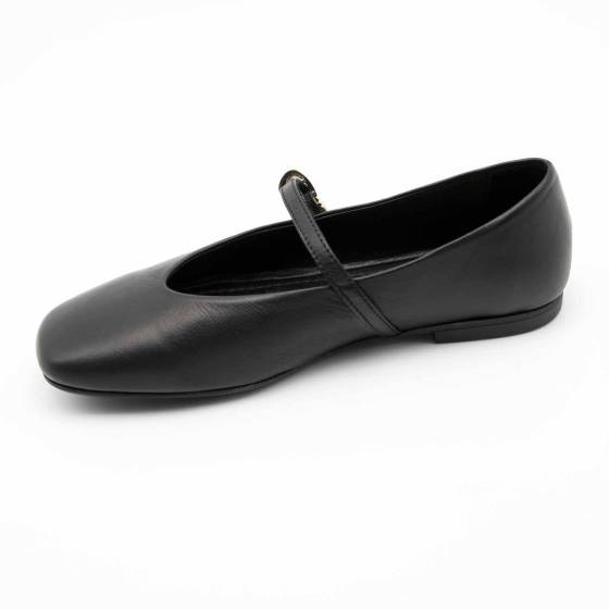 BALLERINES 223-2150 CUIR-NAPPA NOIR