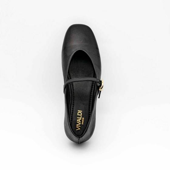 BALLERINES 223-2150 CUIR-NAPPA NOIR