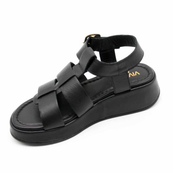 SANDALES GLR-1059 CUIR NOIR