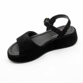 SANDALE GLR-1080 CUIR-VELOURS NOIR