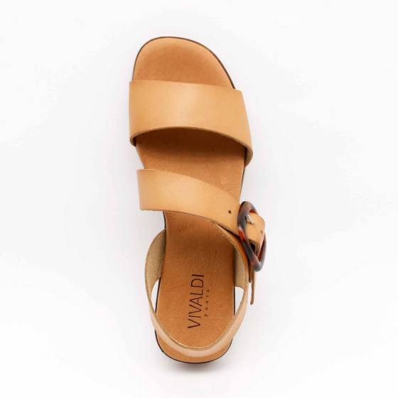 SANDALES 3020 CUIR MIEL