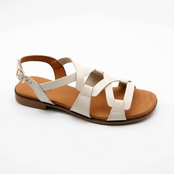 SANDALES 3080 CUIR BEIGE