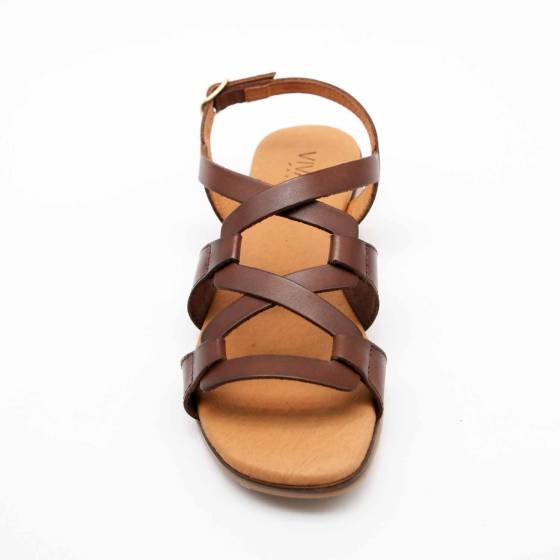 SANDALES 3080 CUIR MARRON