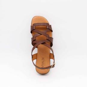 SANDALES 3080 CUIR MARRON