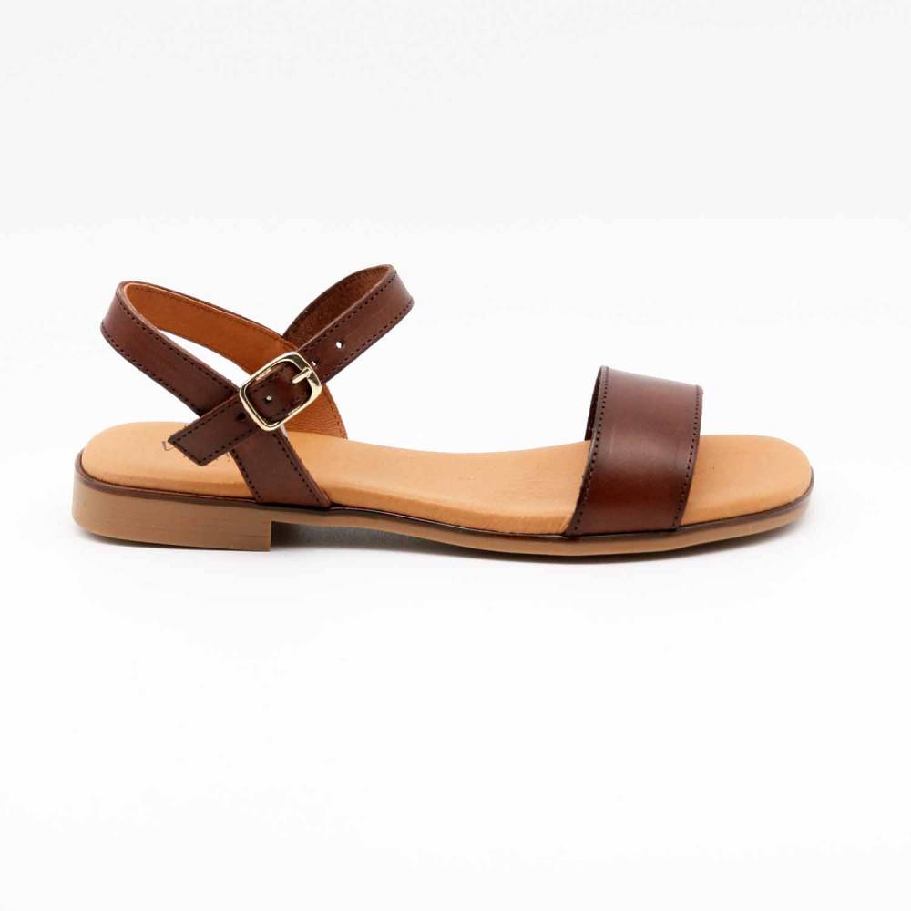 SANDALES 3090 CUIR MARRON
