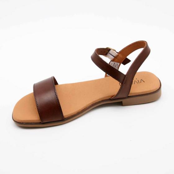 SANDALES 3090 CUIR MARRON